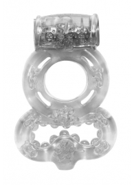 Прозрачное эрекционное кольцо Rings Treadle с подхватом - Lola Games - в Екатеринбурге купить с доставкой