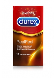 Презервативы Durex RealFeel для естественных ощущений - 12 шт. - Durex - купить с доставкой в Екатеринбурге
