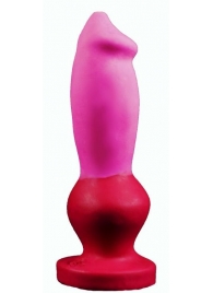 Розово-красный фаллоимитатор  Стаффорд medium  - 24 см. - Erasexa - купить с доставкой в Екатеринбурге