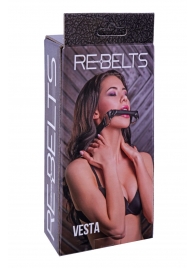 Кляп-трензель Vesta с металлическими кольцами - Rebelts - купить с доставкой в Екатеринбурге