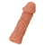 Телесная реалистичная насадка KOKOS Extreme Sleeve 05 с дополнительной стимуляцией - 12,7 см. - KOKOS - в Екатеринбурге купить с доставкой