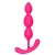 Розовый анальный стимулятор SILKY SMOOTH T-TEARDROP - 11 см. - Dream Toys