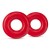 Набор из 2 красных эрекционных колец DONUT RINGS OVERSIZED - Blush Novelties - в Екатеринбурге купить с доставкой