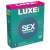 Ребристые презервативы LUXE Royal Sex Machine - 3 шт. - Luxe - купить с доставкой в Екатеринбурге