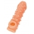 Телесная закрытая насадка с пупырышками Cock Sleeve Size L - 17,6 см. - KOKOS - в Екатеринбурге купить с доставкой