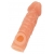 Телесная закрытая насадка с шершавой головкой Cock Sleeve Size L - 17,6 см. - KOKOS - в Екатеринбурге купить с доставкой