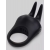 Черное эрекционное виброкольцо Sensation Rechargeable Vibrating Rabbit Love Ring - Fifty Shades of Grey - в Екатеринбурге купить с доставкой