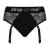 Черные трусики для насадок Diva Lingerie Harness - size S - Strap-on-me - купить с доставкой в Екатеринбурге