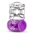 Фиолетовое эрекционное виброкольцо Pleaser Rechargeable C-Ring - Blush Novelties - в Екатеринбурге купить с доставкой