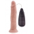 Телесный вибратор на присоске G-spot Beast Vibrator Dildo - 21,4 см. - Chisa