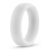 Белое люминесцентное эрекционное кольцо Silicone Glo Cock Ring - Blush Novelties - в Екатеринбурге купить с доставкой