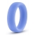 Голубое люминесцентное кольцо Silicone Glo Cock Ring - Blush Novelties - в Екатеринбурге купить с доставкой