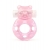 Розовое эрекционное виброкольцо в форме мишки - 1137 - в Екатеринбурге купить с доставкой
