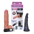 Страпон с 2 насадками и вибрацией UniStrap - 20 и 18 см. - LOVETOY (А-Полимер) - купить с доставкой в Екатеринбурге