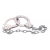 Наручники из металла с длинной цепочкой CHROME HANDCUFFS METAL HANDCUFFS W. KEY - NMC - купить с доставкой в Екатеринбурге