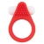 Красное эрекционное кольцо LIT-UP SILICONE STIMU RING 1 RED - Dream Toys - в Екатеринбурге купить с доставкой