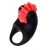 Чёрно-красное эрекционное виброкольцо Erotist - Erotist Adult Toys - в Екатеринбурге купить с доставкой