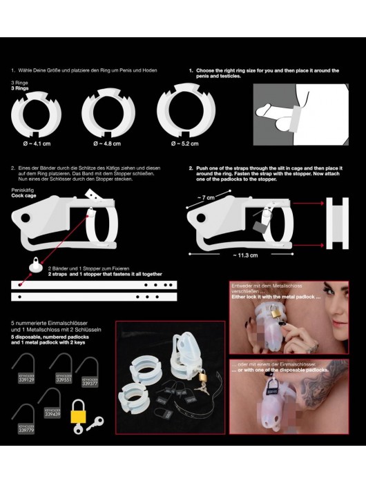 Набор для мужского пояса верности Cock Cage Set - Orion - купить с доставкой в Екатеринбурге