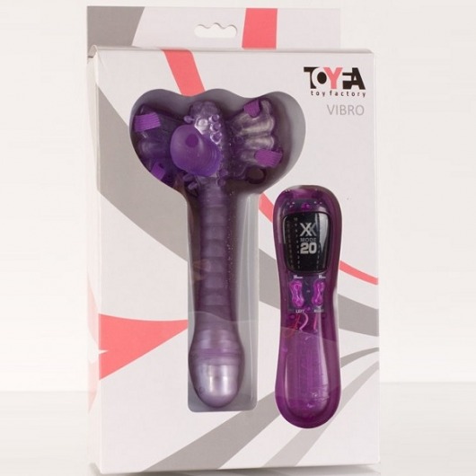 Фиолетовый поясной вибратор - ToyFa