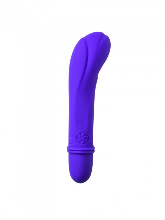 Фиолетовый мини-вибратор Universe Secret Flower - 12,6 см. - Lola toys