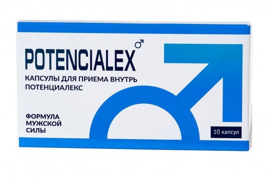 Средство для мужчин Potencialex - 10 капсул - Капиталпродукт - купить с доставкой в Екатеринбурге
