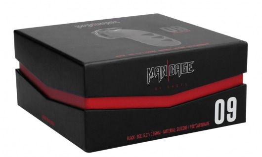 Черный мужской пояс верности Chastity Model 09 - Shots Media BV - купить с доставкой в Екатеринбурге