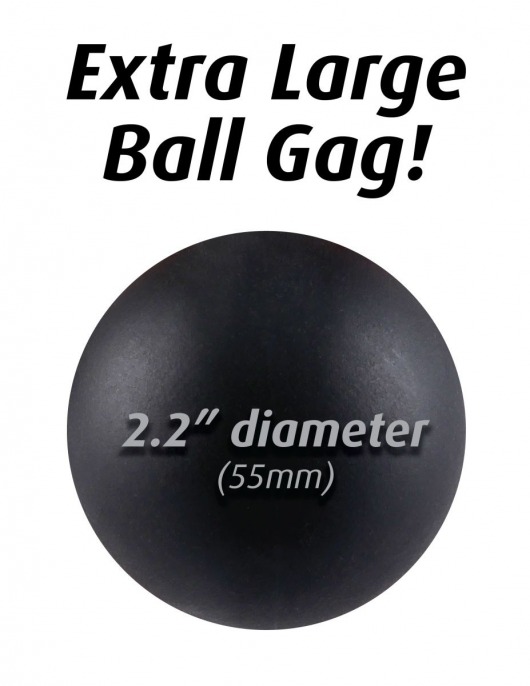 Большой кляп-шарик Extreme Ball Gag - Pipedream - купить с доставкой в Екатеринбурге