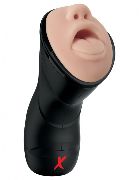 Мастурбатор-ротик Deep Throat Vibrating Stroker - Pipedream - в Екатеринбурге купить с доставкой