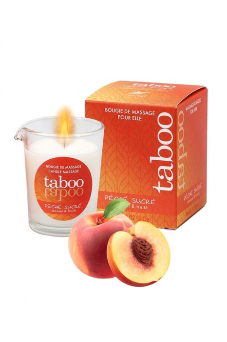 Массажное аромамасло с афродизиаками для женщин RUF Taboo Peche sucre - 60 гр. - RUF - купить с доставкой в Екатеринбурге