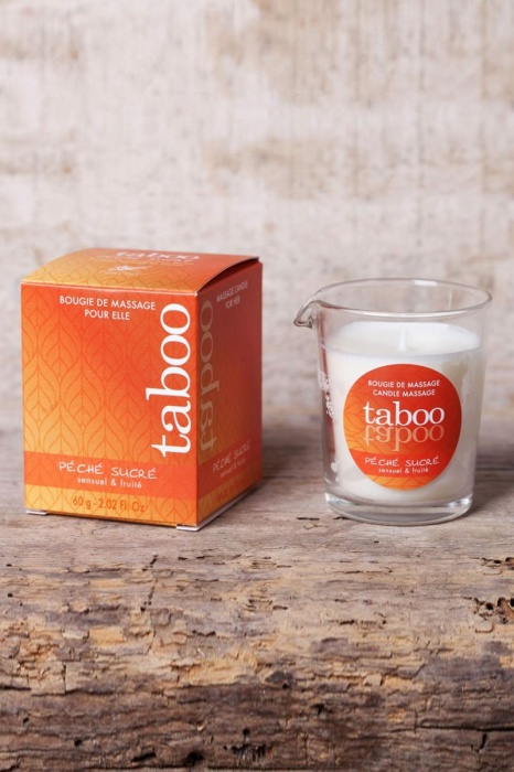 Массажное аромамасло с афродизиаками для женщин RUF Taboo Peche sucre - 60 гр. - RUF - купить с доставкой в Екатеринбурге