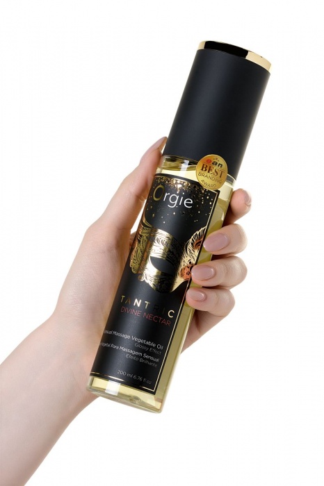 Растительное массажное масло Orgie Tantric Divine Nectar - 200 мл. - ORGIE - купить с доставкой в Екатеринбурге