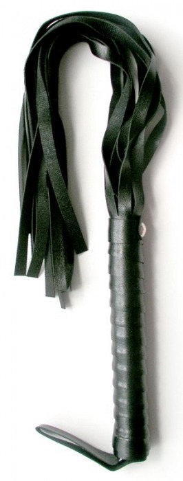 Черная плетка Notabu из искусственной кожи - 50 см. - Bior toys - купить с доставкой в Екатеринбурге