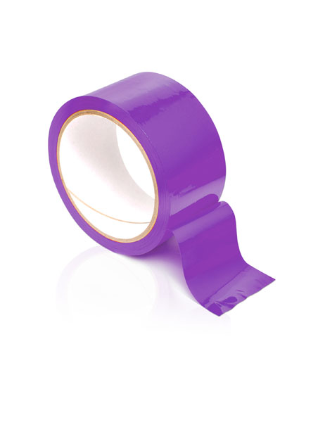 Фиолетовая самоклеющаяся лента для связывания Pleasure Tape - 10,6 м. - Pipedream - купить с доставкой в Екатеринбурге