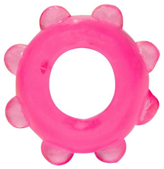 Розовое эрекционное кольцо с шишечками - Orion - в Екатеринбурге купить с доставкой