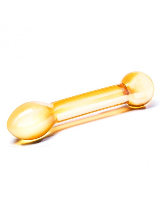 Золостистый стеклянный стимулятор простаты, 17 см. - Glas - в Екатеринбурге купить с доставкой