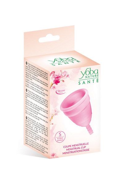 Розовая менструальная чаша Yoba Nature Coupe - размер S - Yoba - купить с доставкой в Екатеринбурге