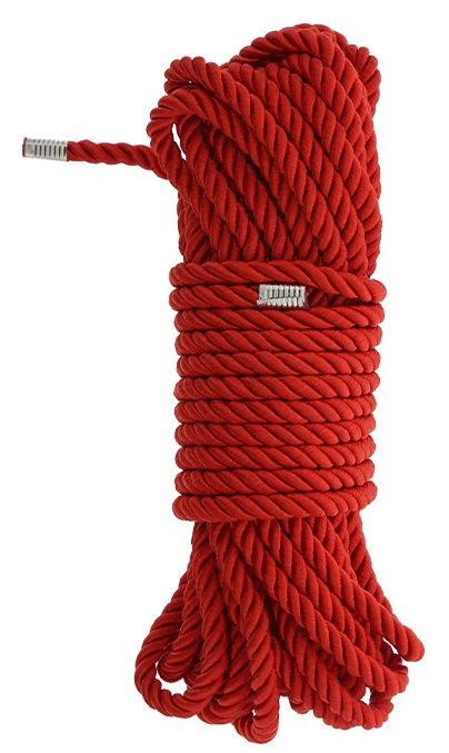 Красная веревка DELUXE BONDAGE ROPE - 10 м. - Dream Toys - купить с доставкой в Екатеринбурге