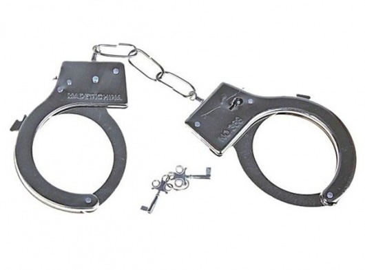 Металлические наручники с регулируемыми браслетами - Сима-Ленд - купить с доставкой в Екатеринбурге