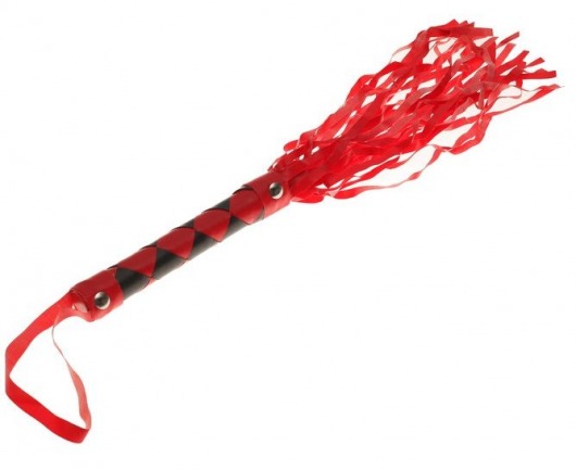 Красно-черная плеть с ромбами на ручке - 42 см. - Сима-Ленд - купить с доставкой в Екатеринбурге