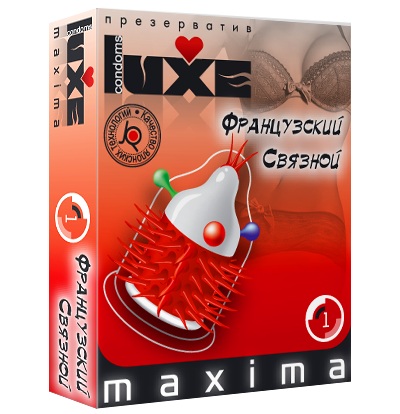 Презерватив LUXE Maxima  Французский связной  - 1 шт. - Luxe - купить с доставкой в Екатеринбурге