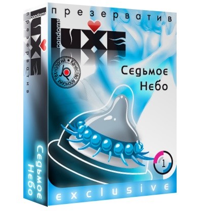 Презерватив LUXE  Exclusive  Седьмое небо  - 1 шт. - Luxe - купить с доставкой в Екатеринбурге