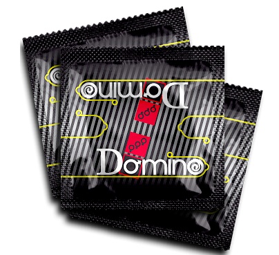 Ароматизированные презервативы Domino Electron - 3 шт. - Domino - купить с доставкой в Екатеринбурге