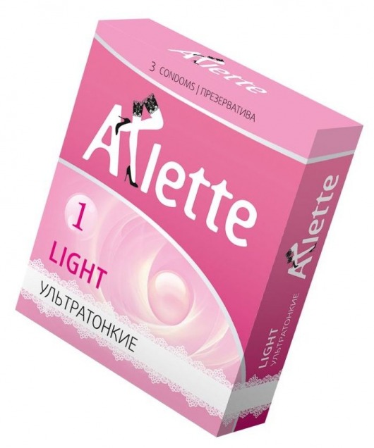 Ультратонкие презервативы Arlette Light - 3 шт. - Arlette - купить с доставкой в Екатеринбурге