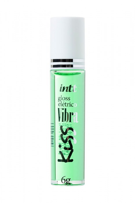 Блеск для губ GLOSS VIBE Mint с ароматом мяты и эффектом вибрации - 6 гр. -  - Магазин феромонов в Екатеринбурге