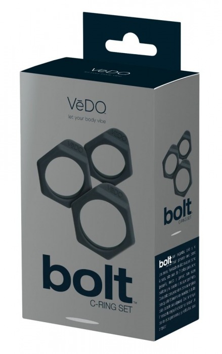 Набор из 3 насадок-колец VeDO Bolt - VeDO - в Екатеринбурге купить с доставкой