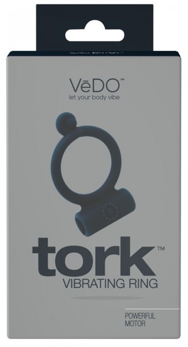 Чёрное виброкольцо VeDO Tork - VeDO - в Екатеринбурге купить с доставкой
