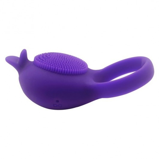 Фиолетовое виброкольцо на пенис Dolphin - Howells - в Екатеринбурге купить с доставкой