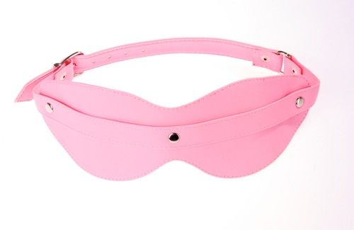 Розовая маска на регулируемом ремешке - Le Frivole - купить с доставкой в Екатеринбурге