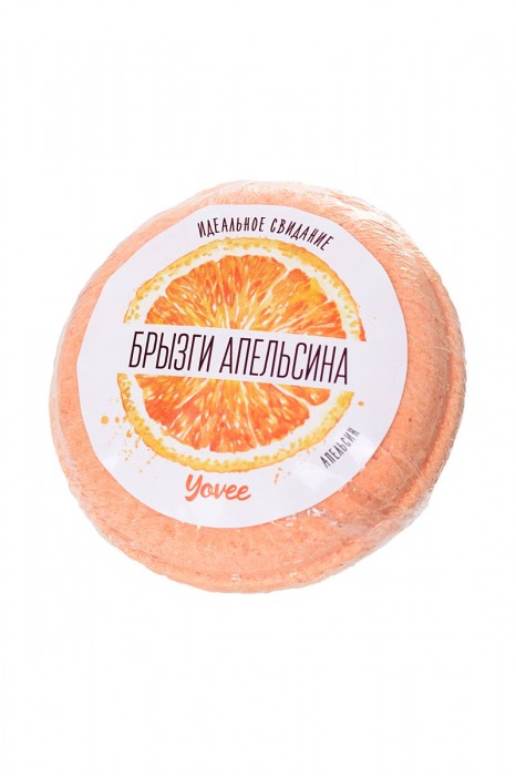 Бомбочка для ванны «Брызги апельсина» с ароматом апельсина - 70 гр. -  - Магазин феромонов в Екатеринбурге
