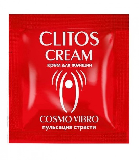Пробник возбуждающего крема для женщин Clitos Cream - 1,5 гр. - Биоритм - купить с доставкой в Екатеринбурге